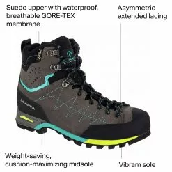 Scarpa Zodiac Plus GTX Backpacking Boot Women's 5 Scarpa Zodiac Plus GTX Backpacking Boot Women's -Hot Sale Scarpa Store SHA D9 1